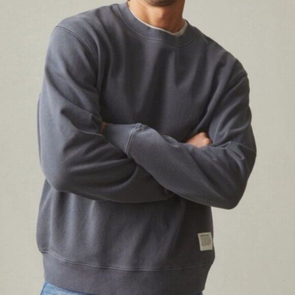 American Giant Vintage Washed Crewneck Sweatshirt Logo Patch 2XL New USA - Picture 9 of 9